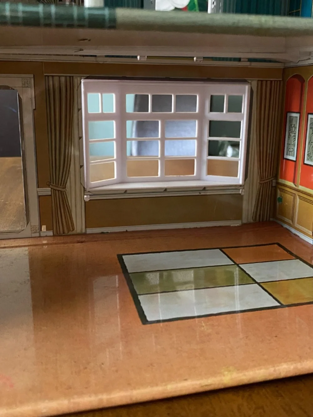 1950's Tin Litho Doll House